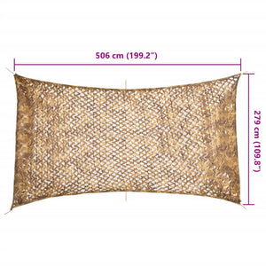 Rete Mimetica con Custodia di Conservazione 506x279 cm Sabbia