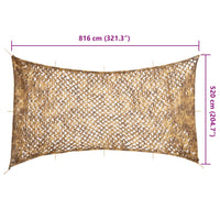 Rete Mimetica con Custodia di Conservazione 816x520 cm Sabbia 4008265