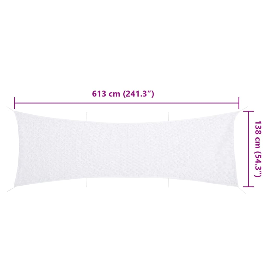 Rete Mimetica con Custodia di Conservazione 613x138 cm Bianca 4008272