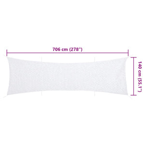 Rete Mimetica con Custodia di Conservazione 706x140 cm Bianca 4008273