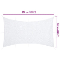 Rete Mimetica con Custodia di Conservazione 816x520 cm Bianca 4008296