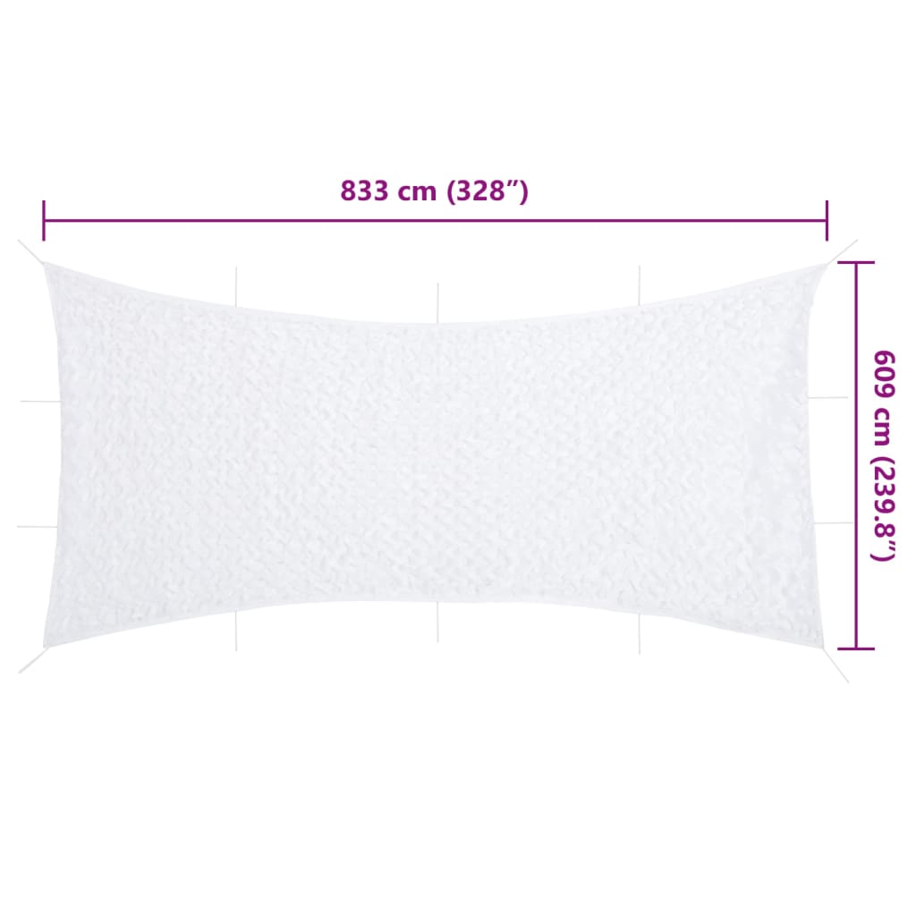 Rete Mimetica con Custodia di Conservazione 833x609 cm Bianca