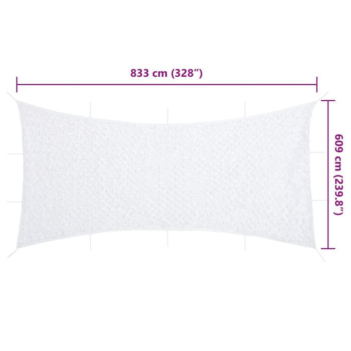 Rete Mimetica con Custodia di Conservazione 833x609 cm Bianca