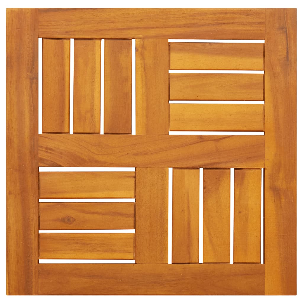 Piano per Tavolo 40x40x2 cm Quadrato Legno Massello di Faggio