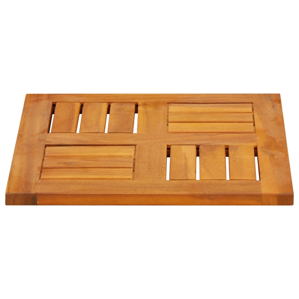 Piano per Tavolo 40x40x2 cm Quadrato Legno Massello di Faggio