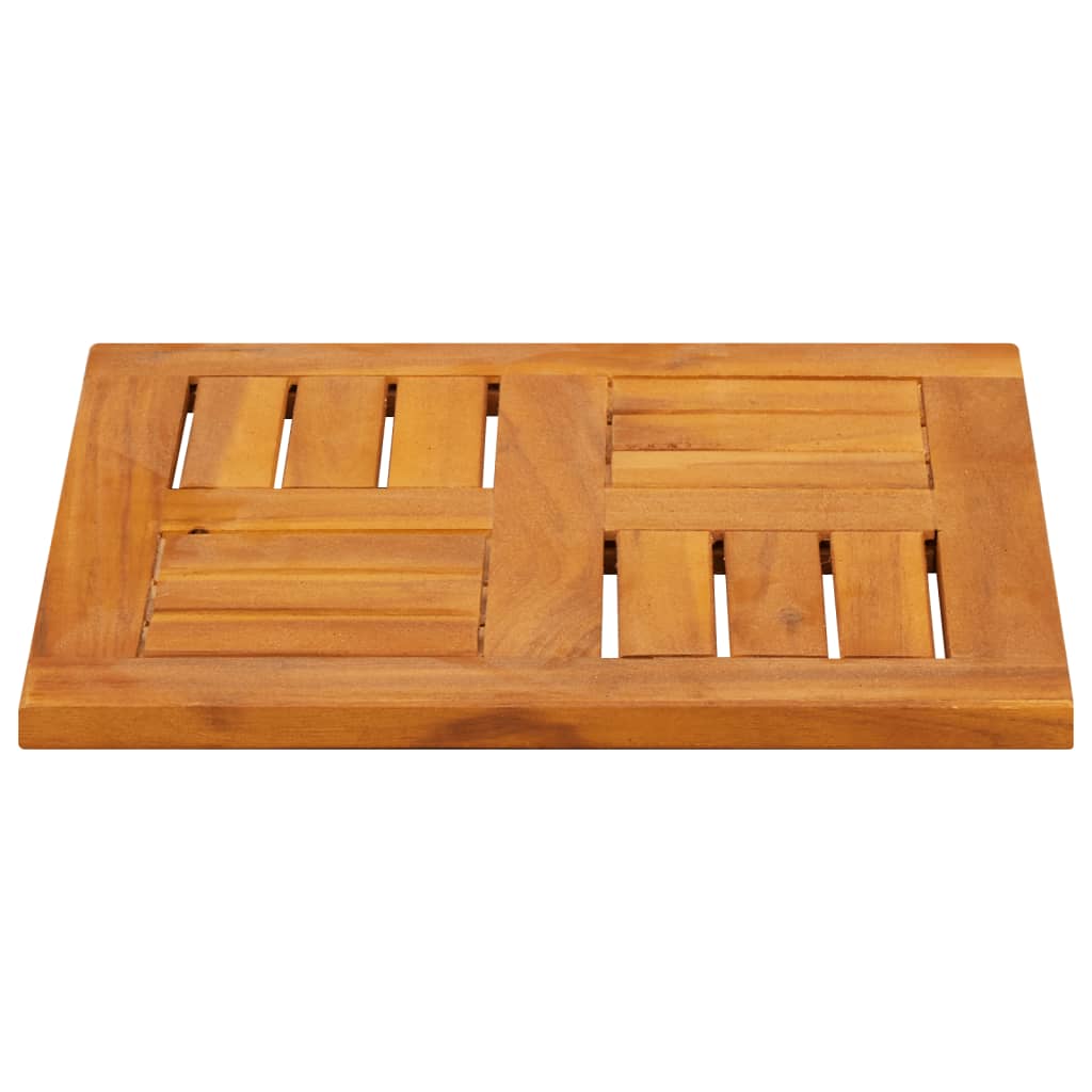 Piano per Tavolo 40x40x2 cm Quadrato Legno Massello di Faggio