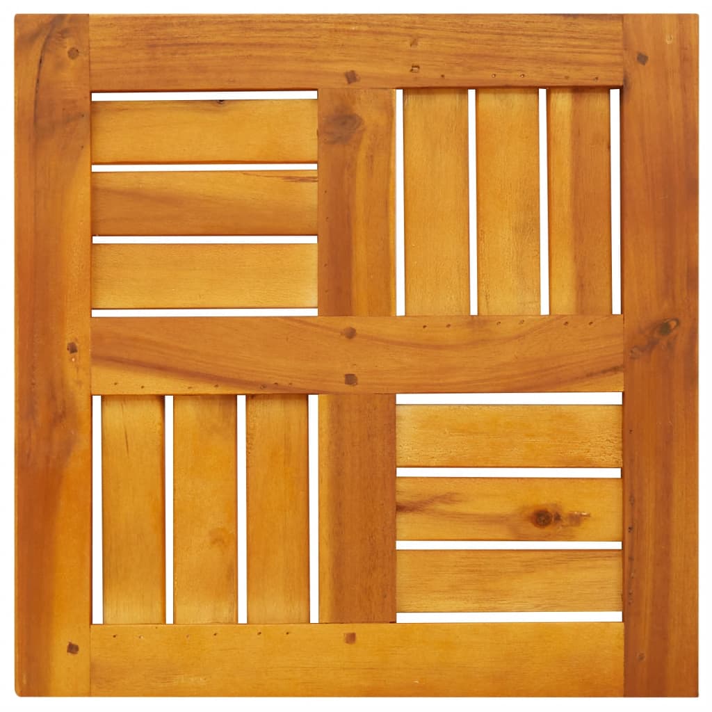 Piano per Tavolo 40x40x2 cm Quadrato Legno Massello di Faggio