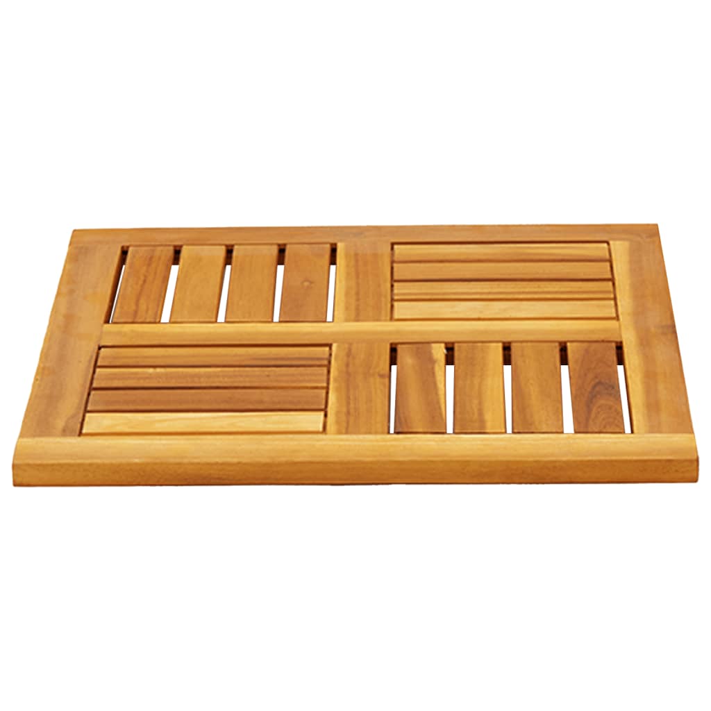 Piano per Tavolo 50x50x2 cm Quadrato Legno Massello di Acacia 4004253