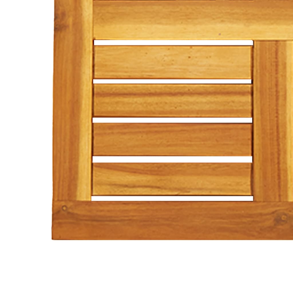 Piano per Tavolo 50x50x2 cm Quadrato Legno Massello di Acacia 4004253