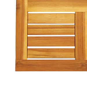 Piano per Tavolo 50x50x2 cm Quadrato Legno Massello di Acacia 4004253