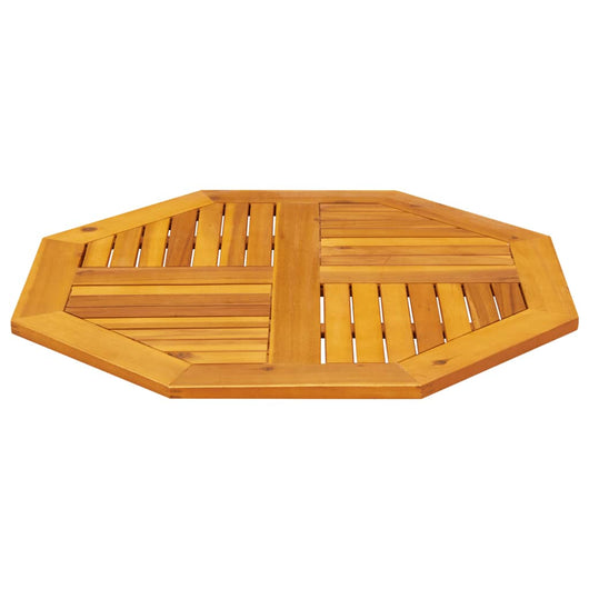Piano per Tavolo 80x80x2,2 cm Ottagonale Legno Massello Acacia 4004262