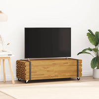 Tavolino da Salotto 110x45x35 cm in Legno Massello di Teak 4009311