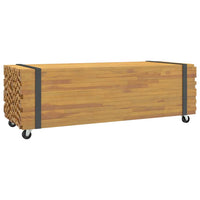Tavolino da Salotto 110x45x35 cm in Legno Massello di Teak 4009311