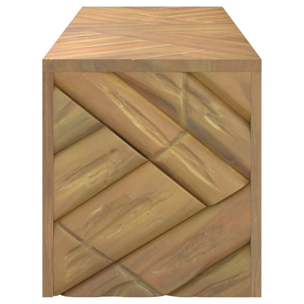 Tavolino da Salotto 110x35x38 cm in Legno Massello di Teak