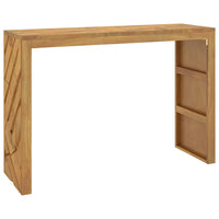 vidaXL Tavolo Consolle 110x35x75 cm in Legno Massello di Teak