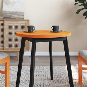 Piano Tavolo Rotondo Marrone Cera Ã˜60x2,5cm Legno Massello Pino