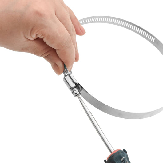 Fascette Stringitubo 6pz 91-110 mm in Acciaio Inox 304