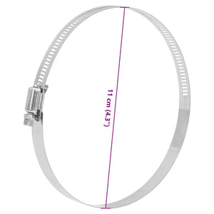 Fascette Stringitubo 6pz 91-110 mm in Acciaio Inox 304 4008073