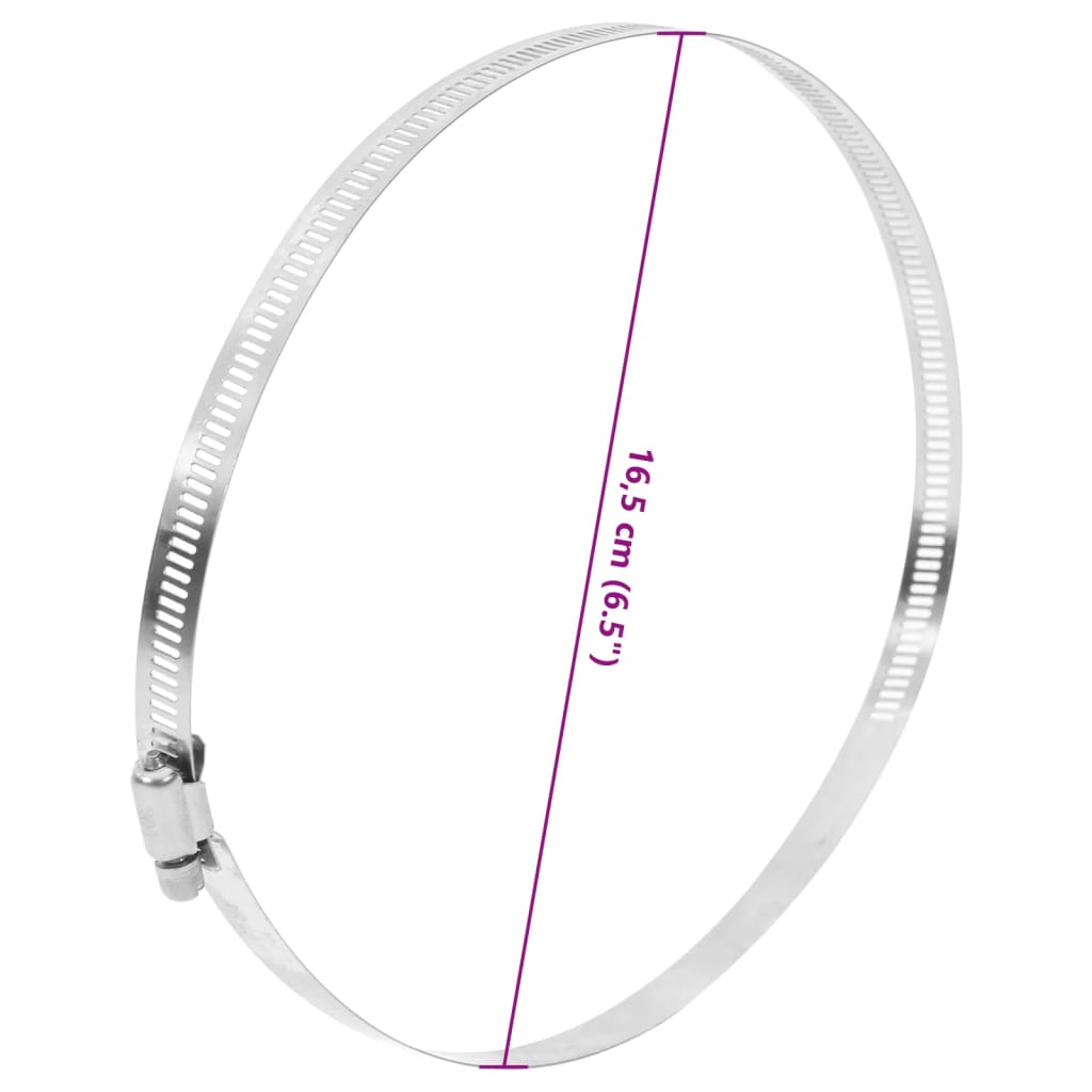Fascette Stringitubo 6pz 91-165 mm in Acciaio Inox 304 4008075