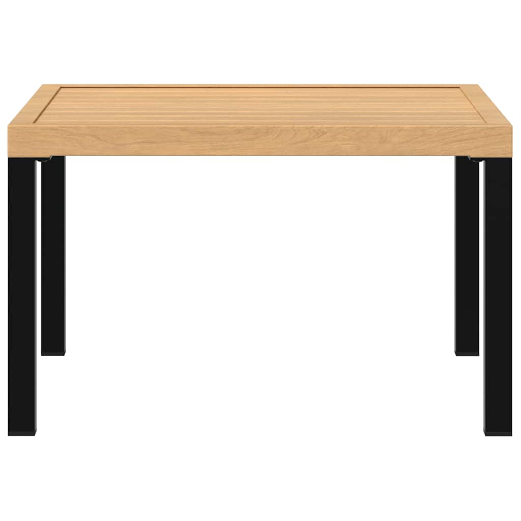 vidaXL Tavolino da Salotto da Giardino 65x65x40 cm in Alluminio