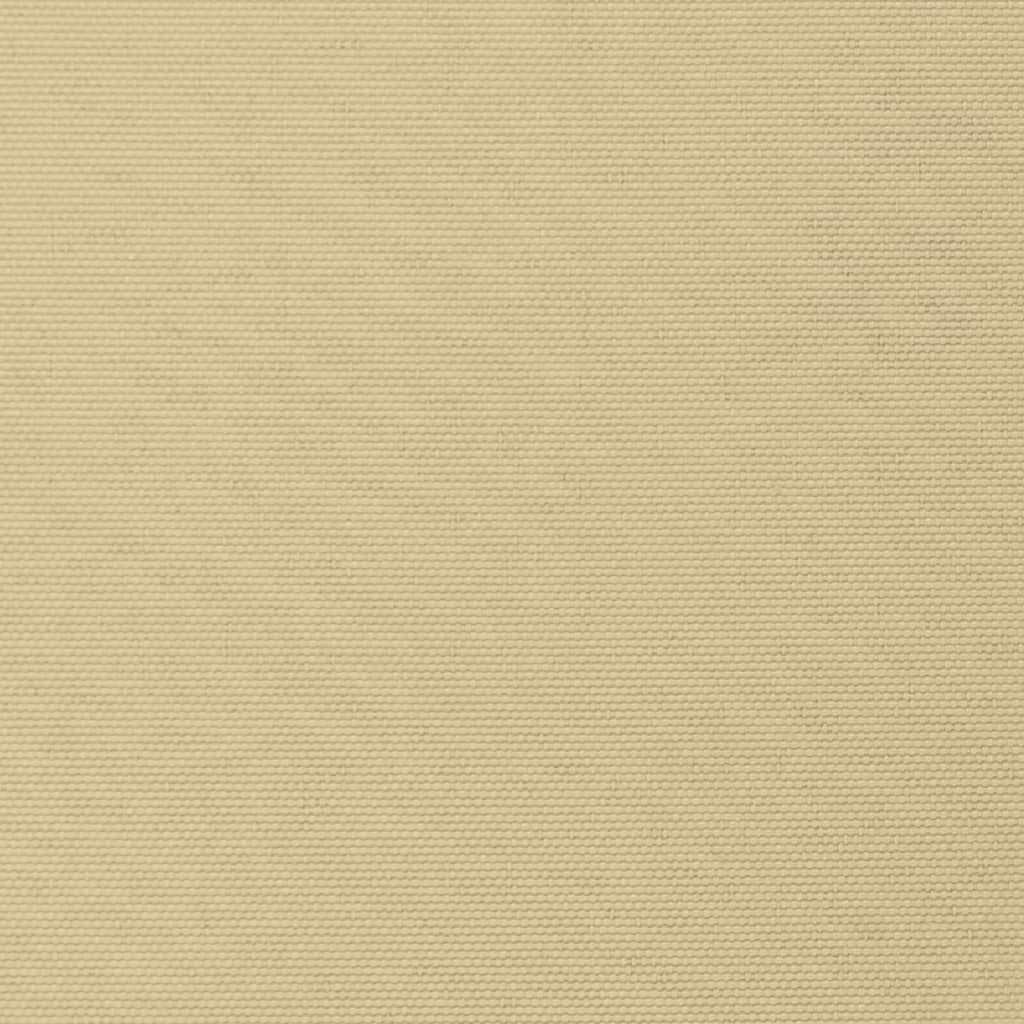 Panchina a Dondolo da Giardino Baldacchino Sabbia in Acciaio