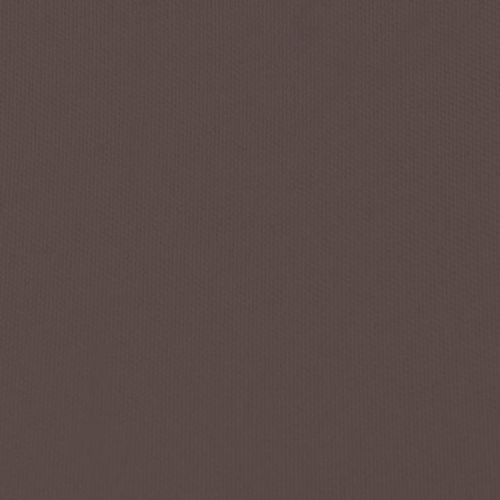 Panchina a Dondolo da Giardino Baldacchino Caffè in Acciaio