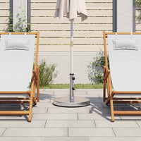 vidaXL Base per Ombrellone per Pali Ø32/38/48 mm 25 kg Rotonda