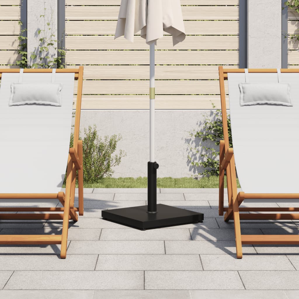 vidaXL Base per Ombrellone per Pali Ø32/38/48 mm 18 kg Quadrata