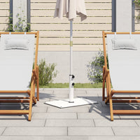 vidaXL Base per Ombrellone per Pali Ø32/38/48 mm 15 kg Rettangolare