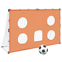 Porta Calcio Bambini Tappeto Bersagli e Pallone 182x62x118 cm 4008439