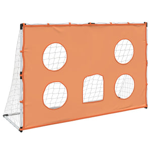 Porta Calcio Bambini Tappeto Bersagli e Pallone 182x62x118 cm 4008439