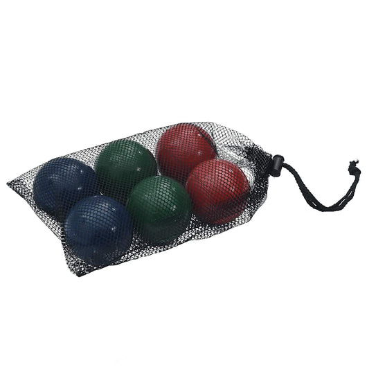 Set Bocce 8 pz con Custodia Trasporto in Legno Massello di Pino