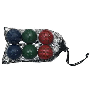 Set Bocce 8 pz con Custodia Trasporto in Legno Massello di Pino