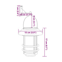 Lanterne Solari da Parete per Esterni 4 pz Bianche