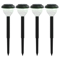 Luci Solari per Percorsi con Picchetti 4 pz Bianco Caldo ed RGB