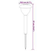 Luci Solari per Percorsi con Picchetti 4 pz Bianco Caldo ed RGB