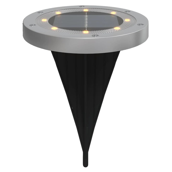 vidaXL Luci Solari da Terra con Picchetti da Esterno 12pz Bianco Caldo