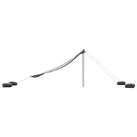 Baldacchino da Spiaggia con Ancore per la Sabbia 304x300 cm 4008646