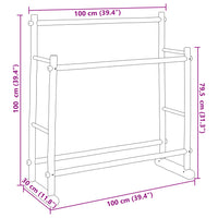 Appendiabiti 100x30x100 cm in Bambù 368042