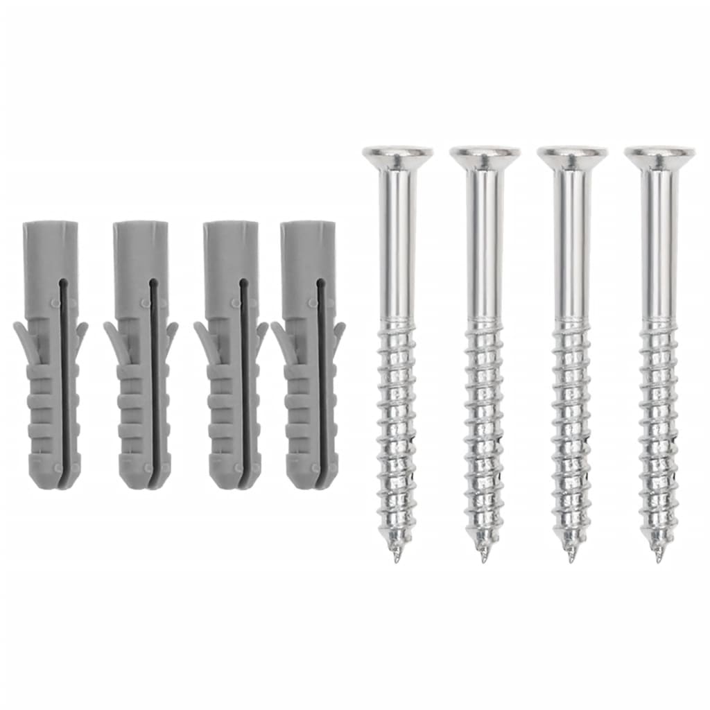 Supporto per Bici a Parete 2 pz in Acciaio Zincato 4008601