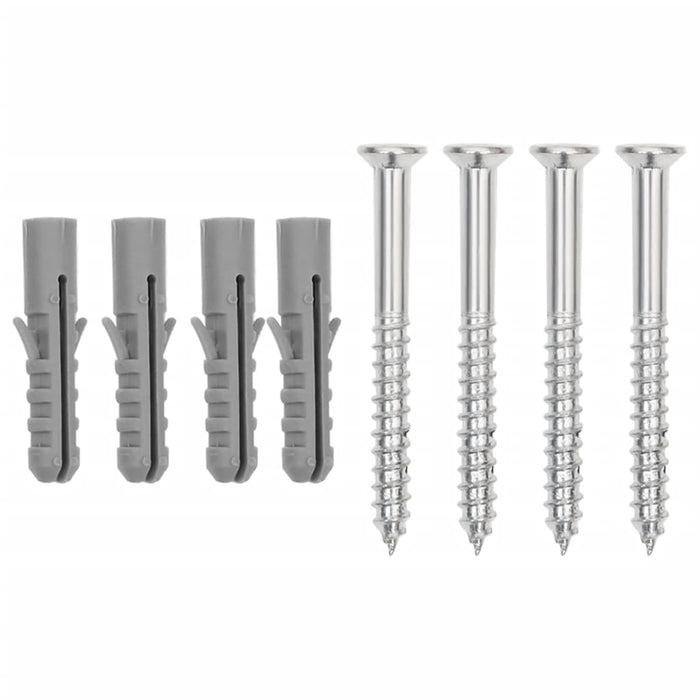 Supporto per Bici a Parete 2 pz in Acciaio Zincato 4008601