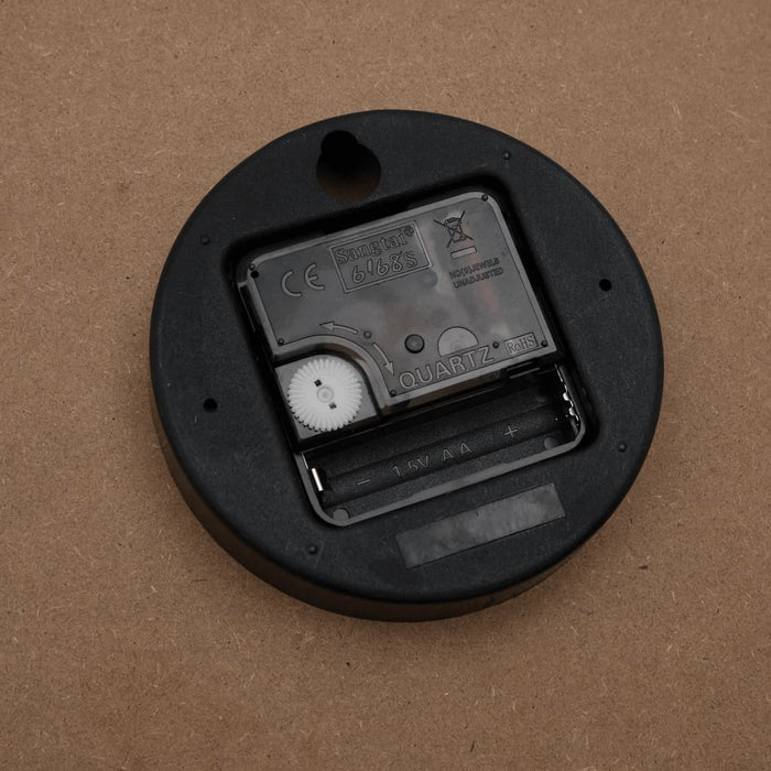 Orologio a Parete con Ore e Lancette Luminose Marrone Ø30 cm 4008404