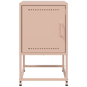 Comodini 2 pz Rosa 36x39x60,5 cm in Acciaio 846449