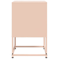 Comodini 2 pz Rosa 36x39x60,5 cm in Acciaio 846449