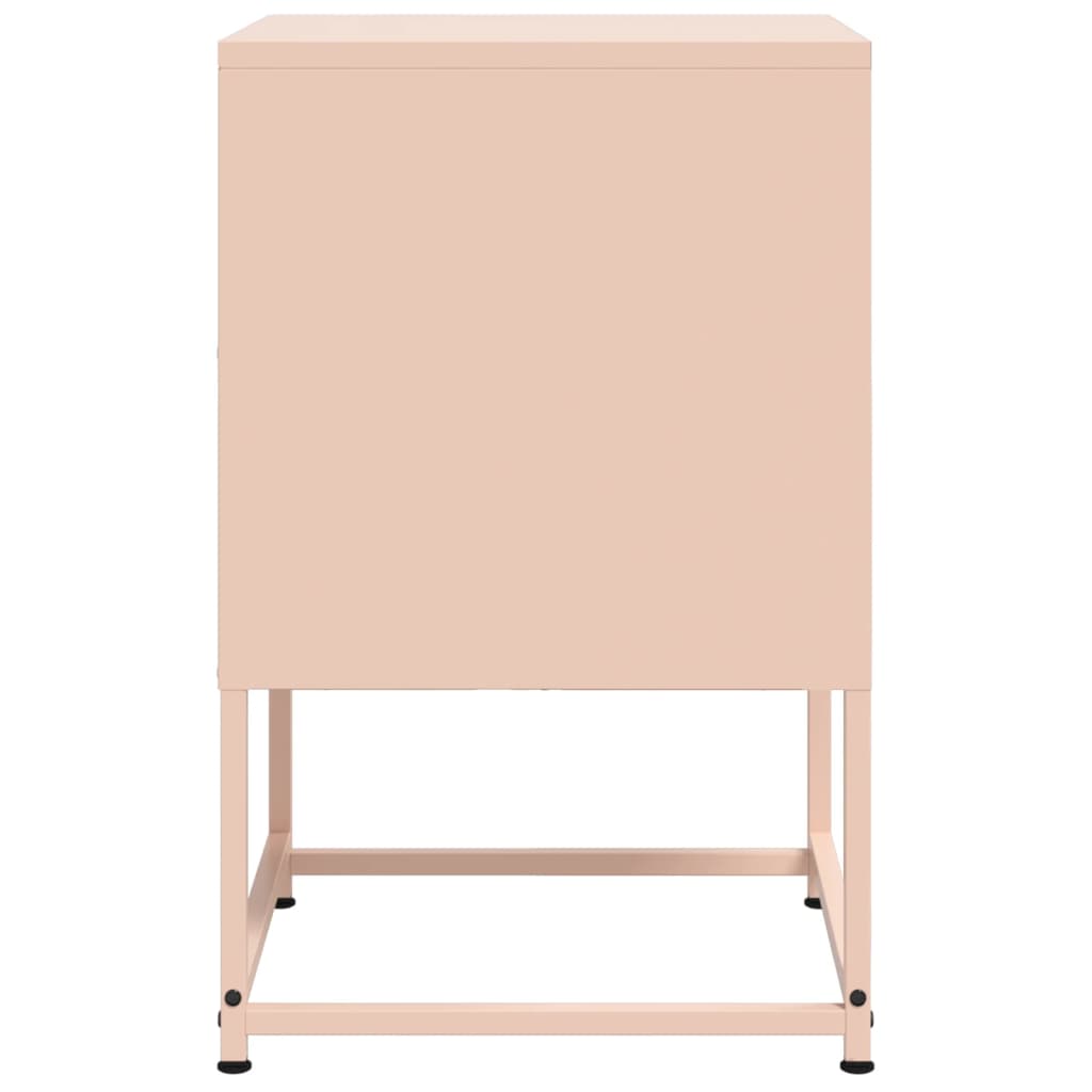 Comodini 2 pz Rosa 36x39x60,5 cm in Acciaio 846449