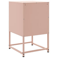 Comodini 2 pz Rosa 36x39x60,5 cm in Acciaio 846461