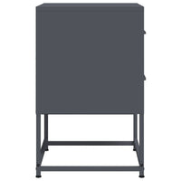 Comodini 2 pz Antracite 36x39x60,5 cm in Acciaio 846463