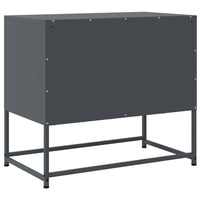Mobile TV-Credenza TV-Console TV Antracite 68,5x39x60,5 cm in Acciaio