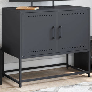 Mobile TV-Credenza TV-Console TV Antracite 68,5x39x60,5 cm in Acciaio