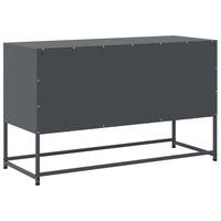 Mobile TV-Credenza TV-Console TV Antracite 100,5x39x60,5 cm in Acciaio 487585